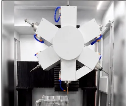 Multi-spindle automated finishing head