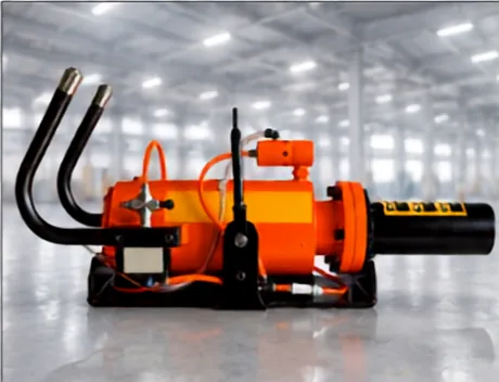 Automated grinding spindle unit for casting finishing