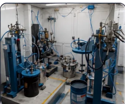 Surface coating equipment pumps and pressure tanks