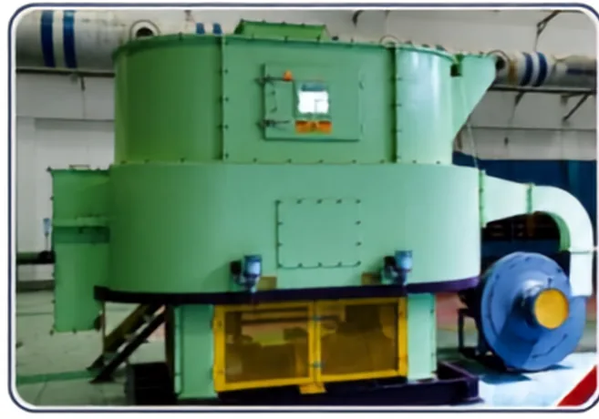 Green sand rotor mixer