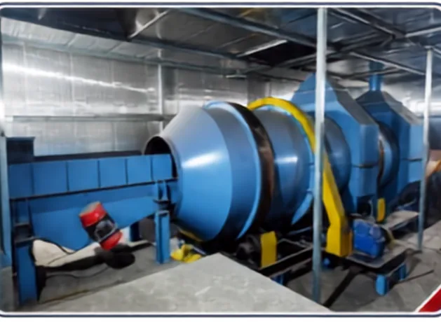 Rotary drum sand reclaimer